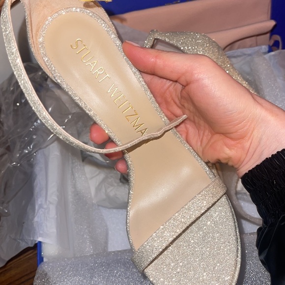 BRAND NEW Stuart Weitzman Pearl Platform. Great for bridal shoes! - Picture 9 of 9